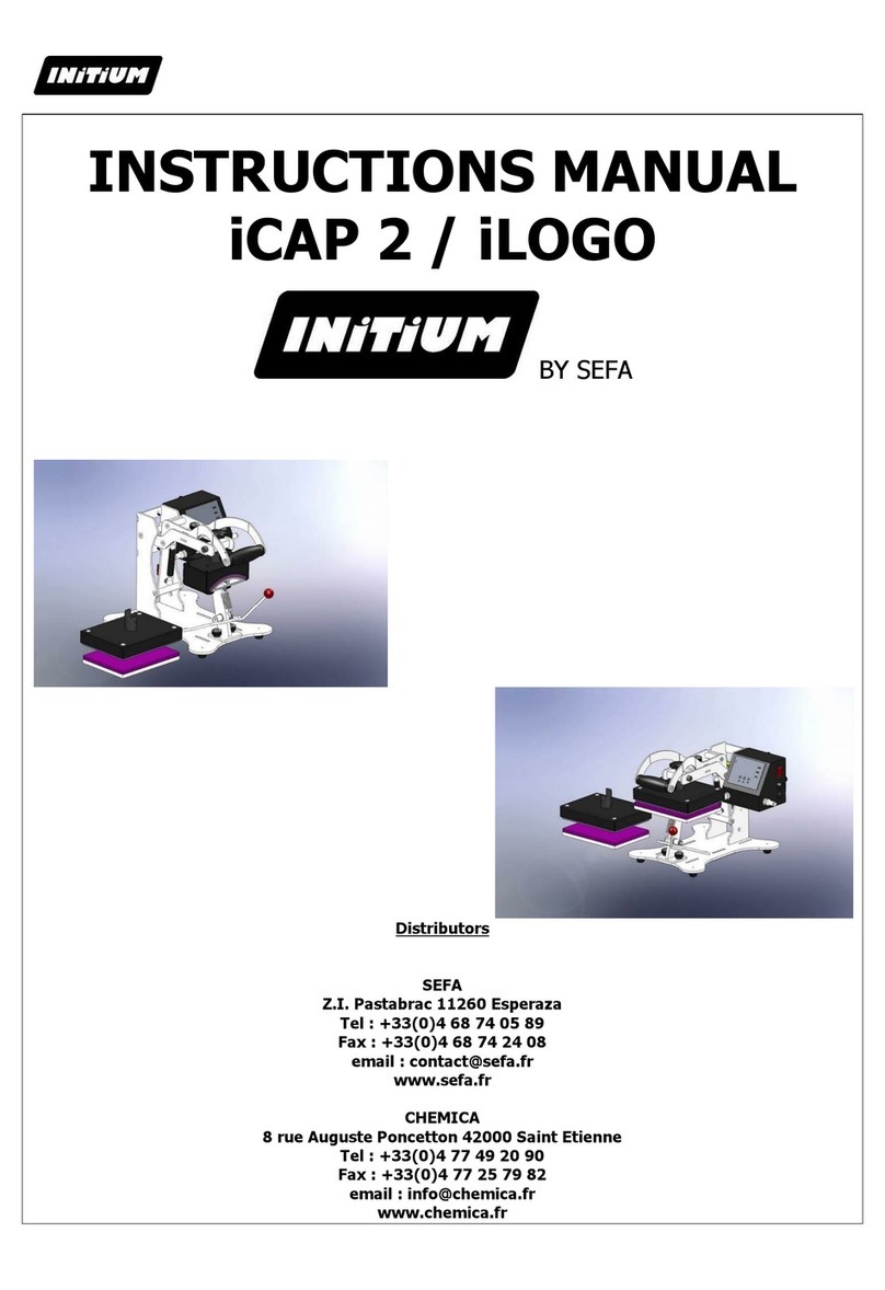 Sefa Initium iCAP 2 instruction manual