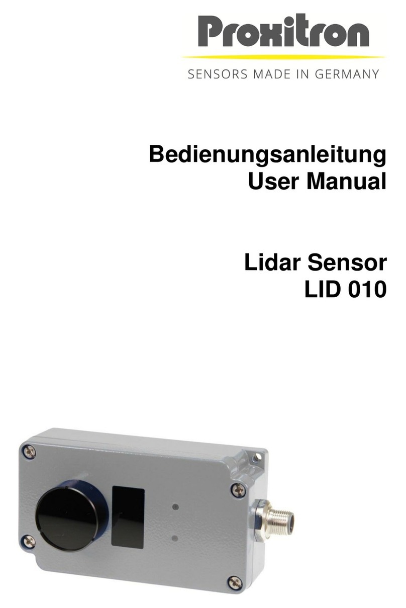 Proxitron LID 010 user manual