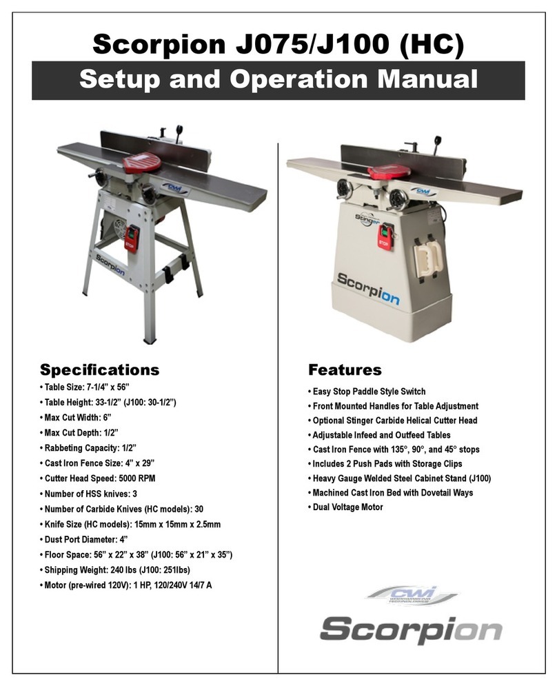 SCORPION J075 Setup and operation manual