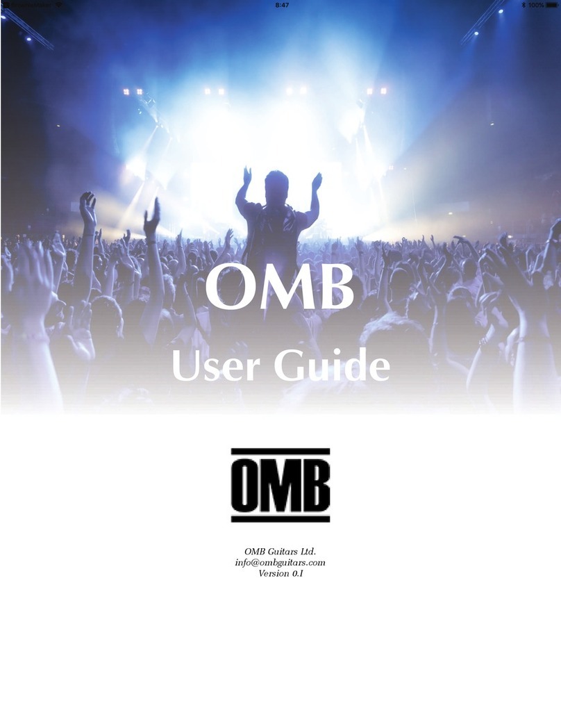 OMB Guitars OMB Upgrade Kit User manual