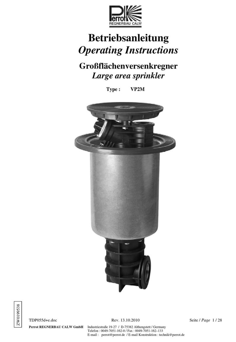 Perrot VP2M operating instructions