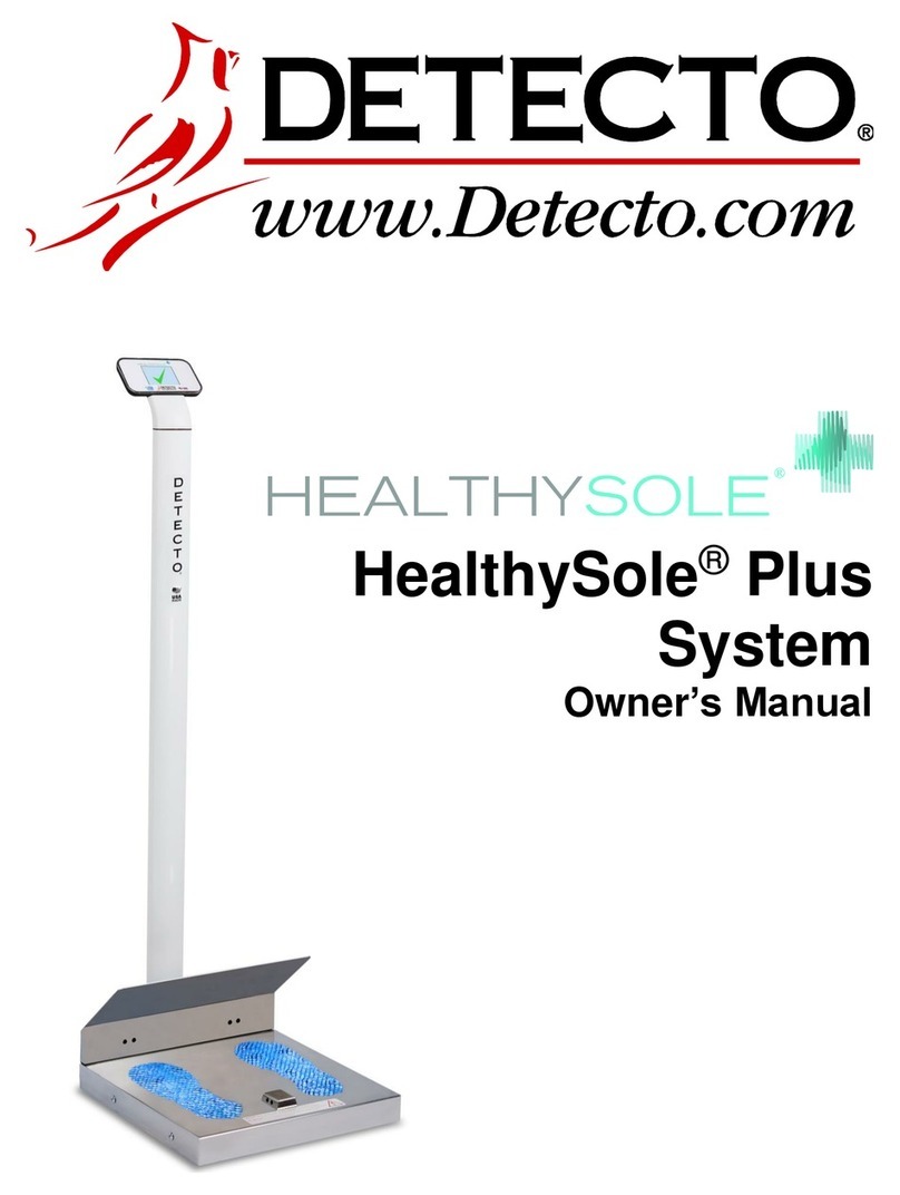 Detecto HealthySole Plus User manual