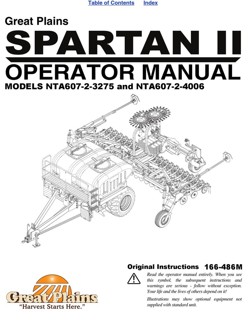 GREAT PLAINS SPARTAN II NTA607-2-3275 Operator's manual