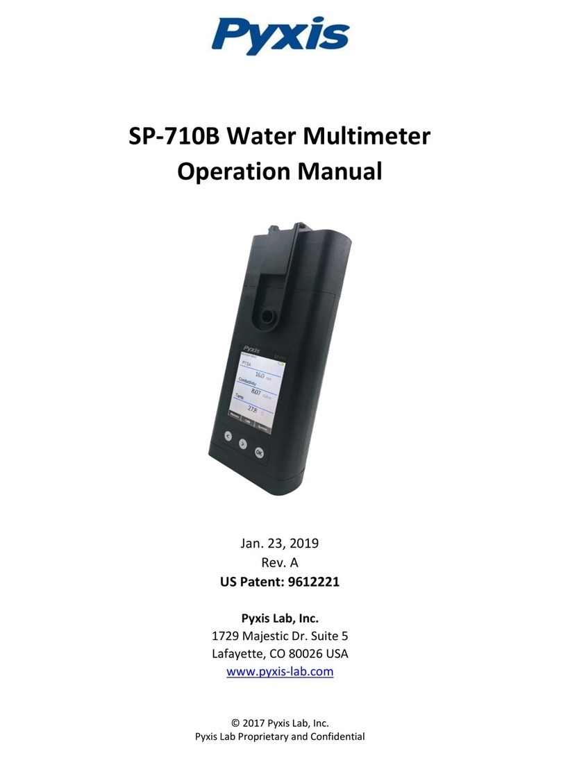 Pyxis SP-710B Operation manual