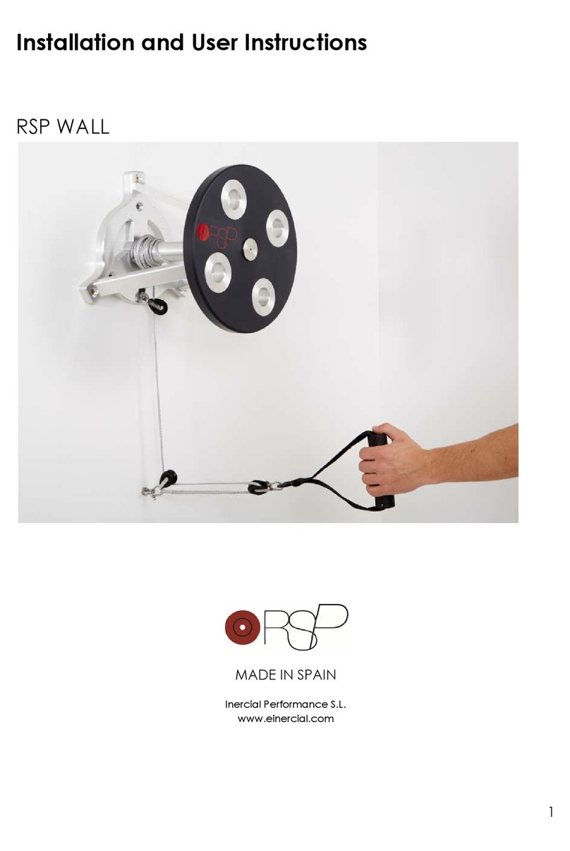 RSP Corporation RSP WALL Installation and user instructions