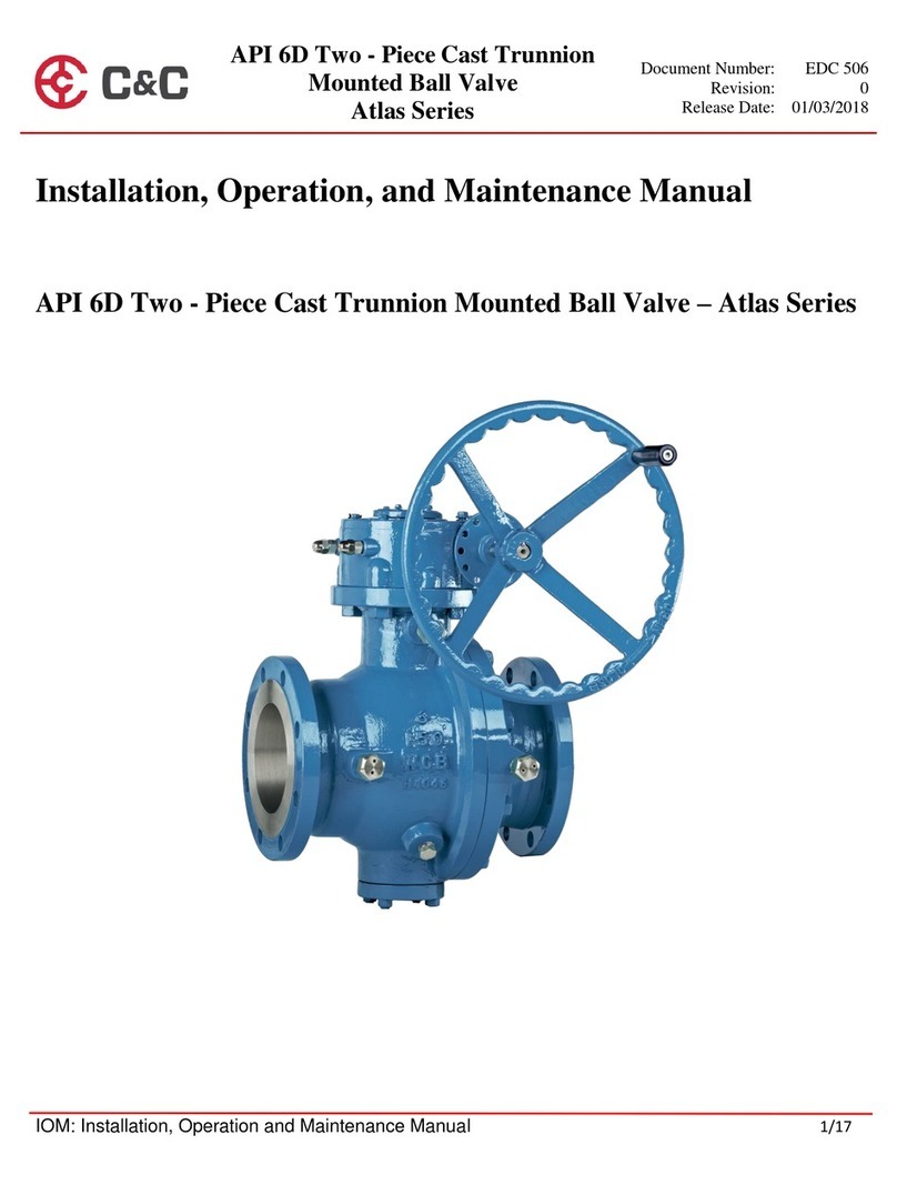 C&C Atlas Series Installation, operation and maintenance manual