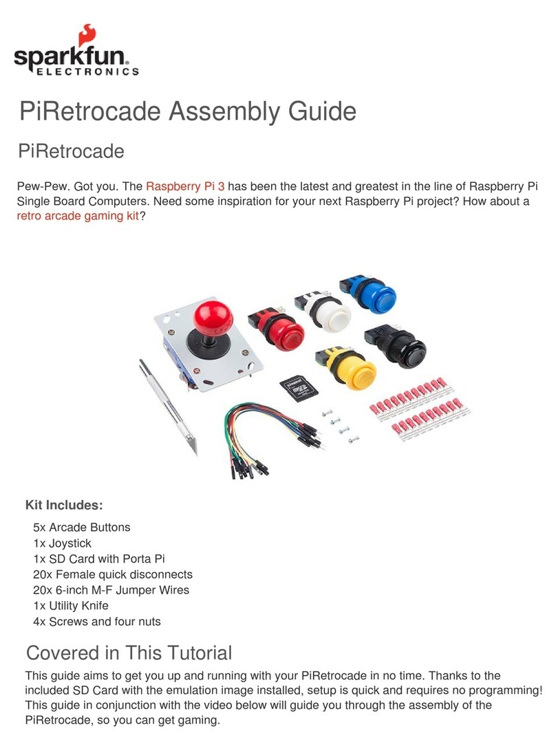 Sparkfun Electronics PiRetrocade User manual