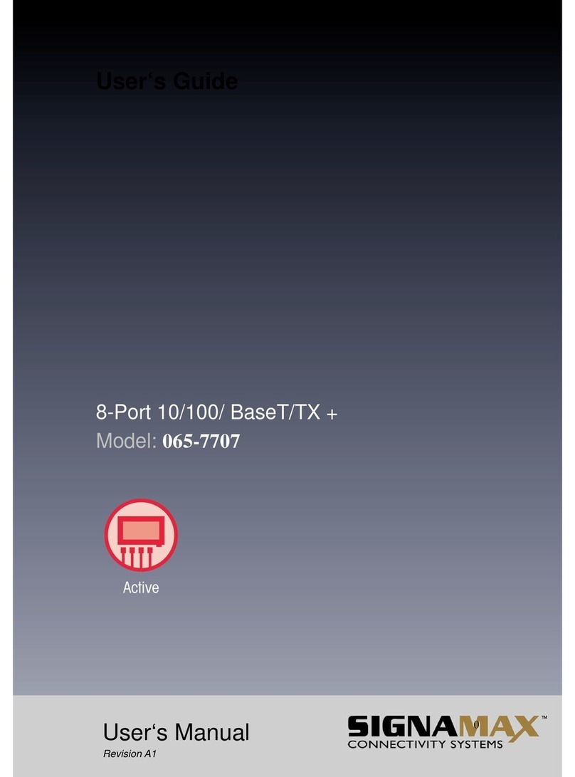SignaMax 065-7707 user manual
