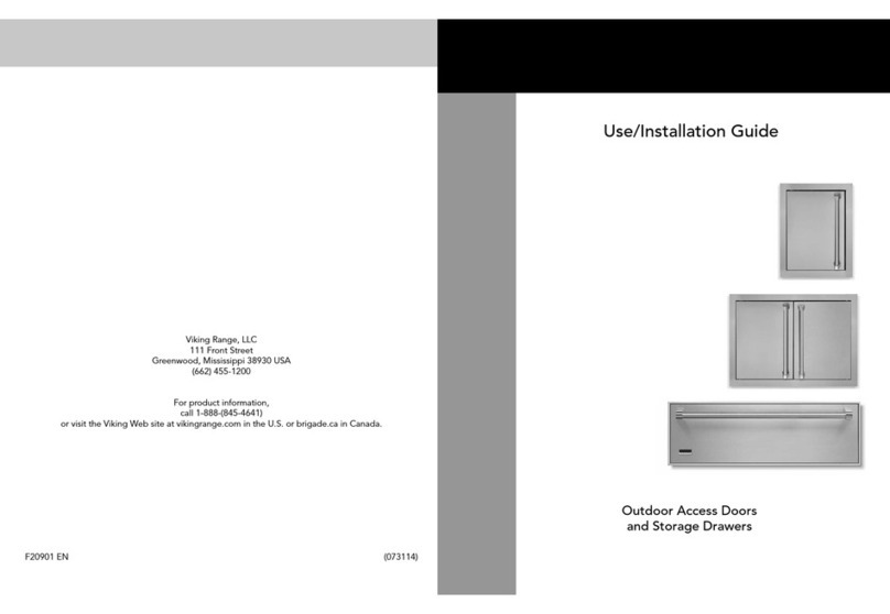 Viking Range AD52820 Use & installation guide