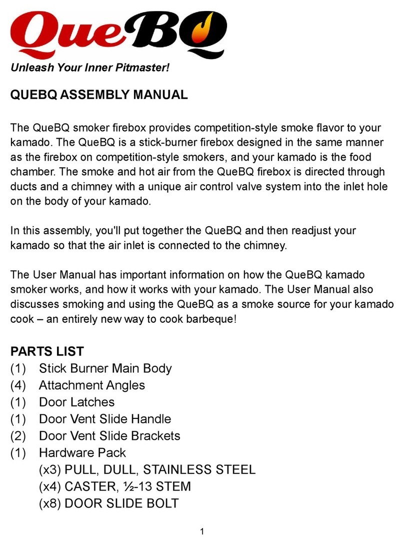 Quebic Industries QueBQ Assembly manual