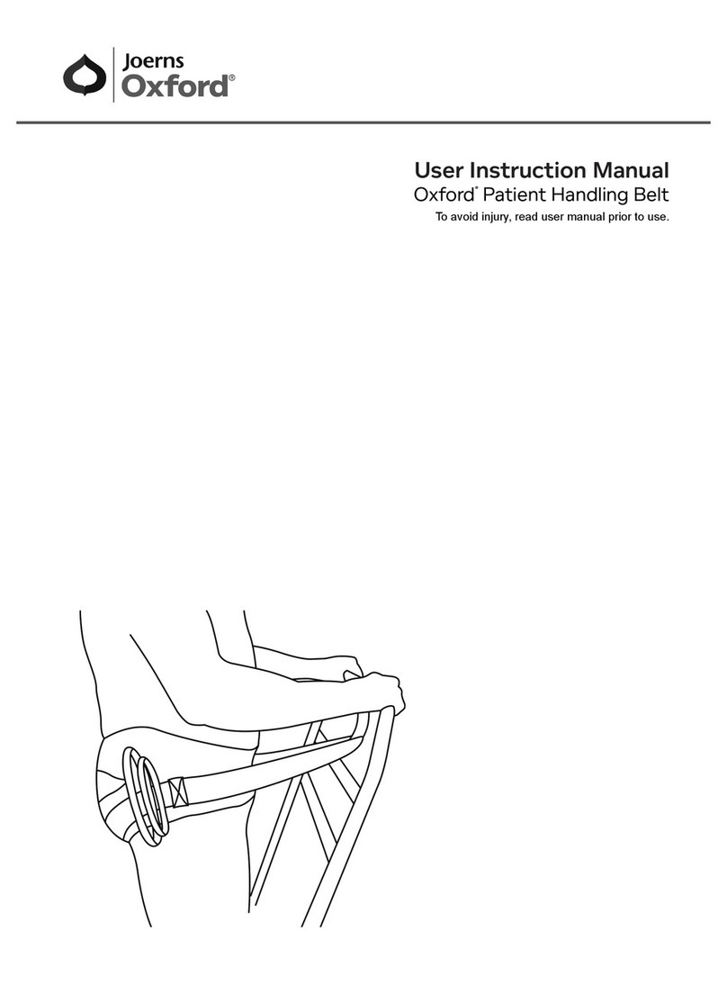 Joerns Oxford Operator's manual