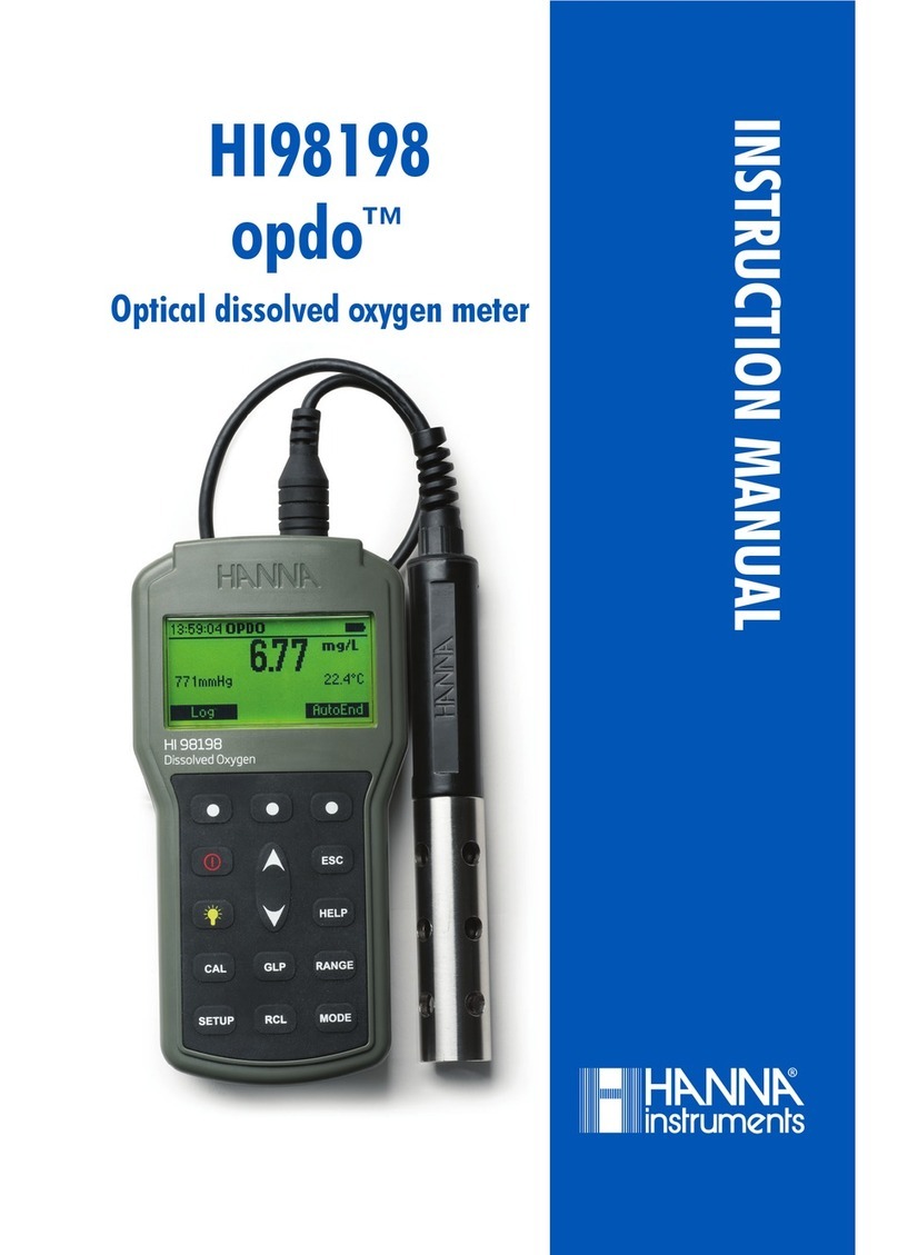 Hanna Instruments HI98198 OPDO instruction manual