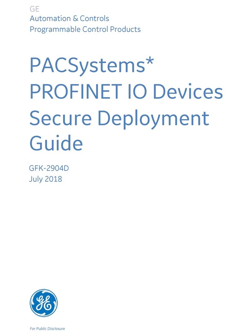 GE PACSystems* RX3i Secure Deployment Guide