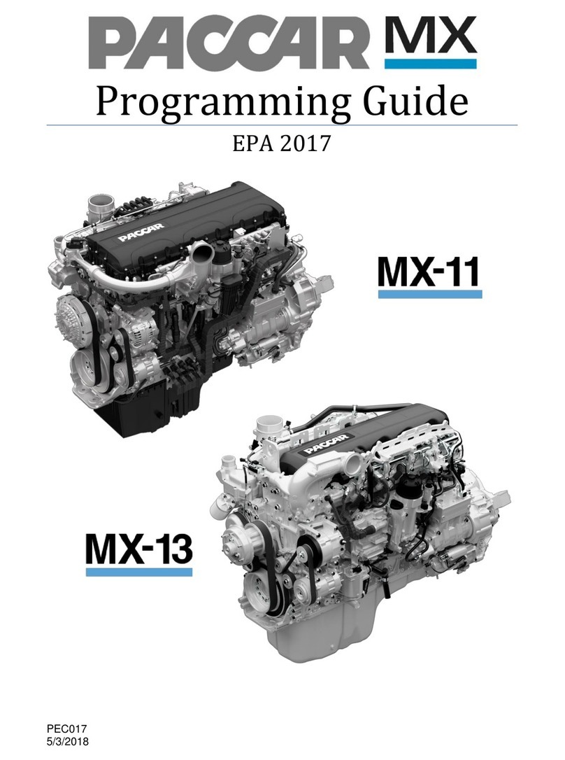 Paccar MX Series Operating instructions Paccar MX Series Operating instructions