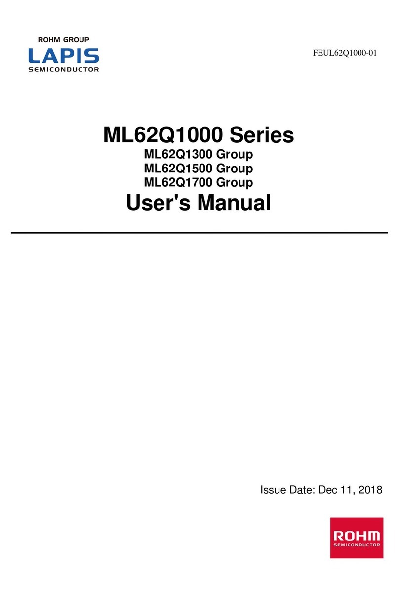 LAPIS Semiconductor ML62Q1000 Series User manual