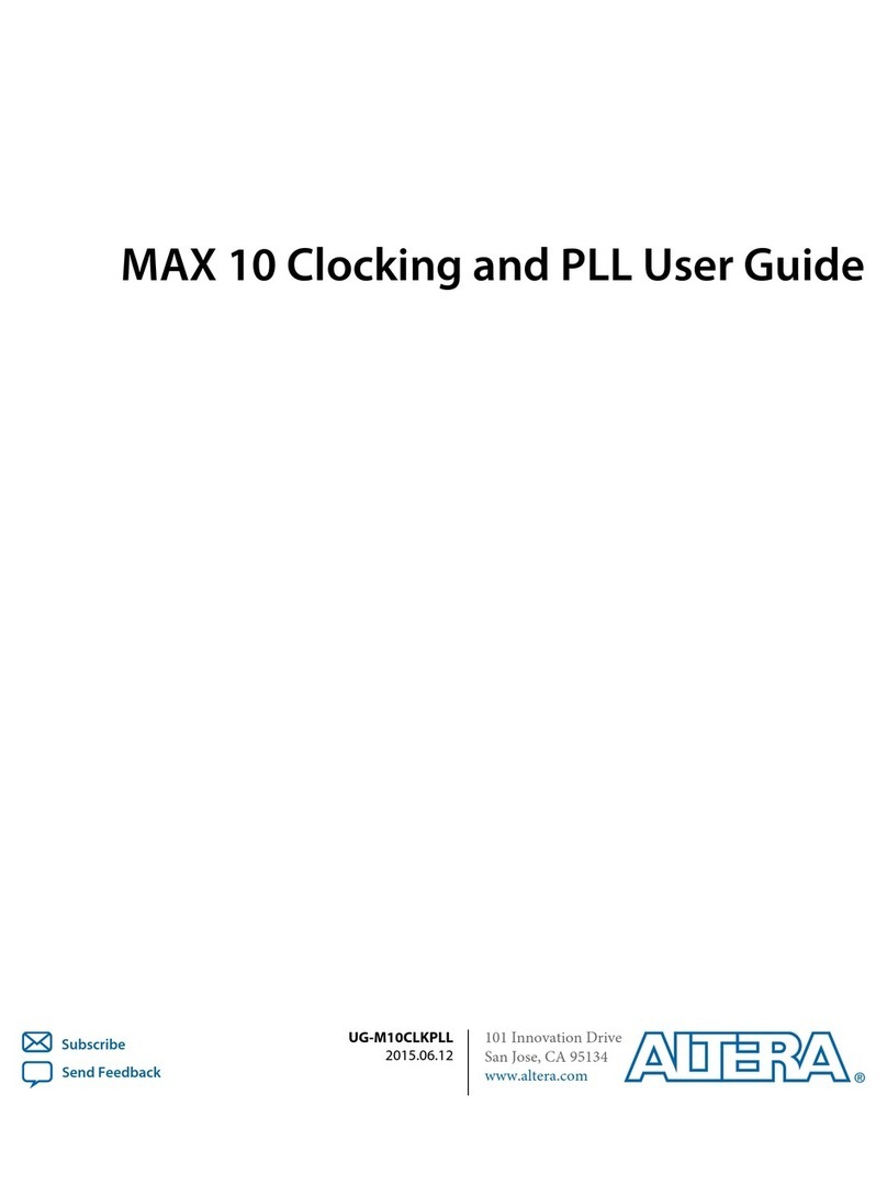 Altera MAX 10 User manual
