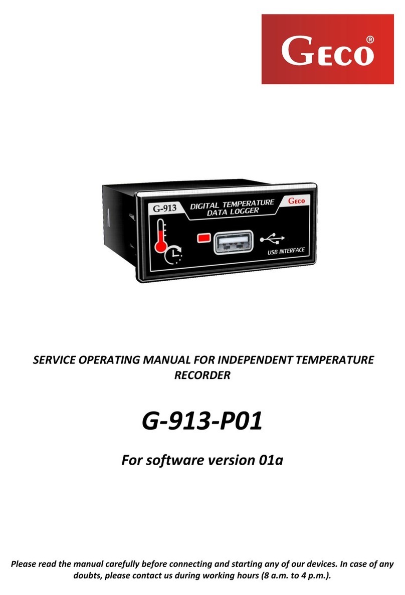 Geco G-913-P01 Service & operating manual