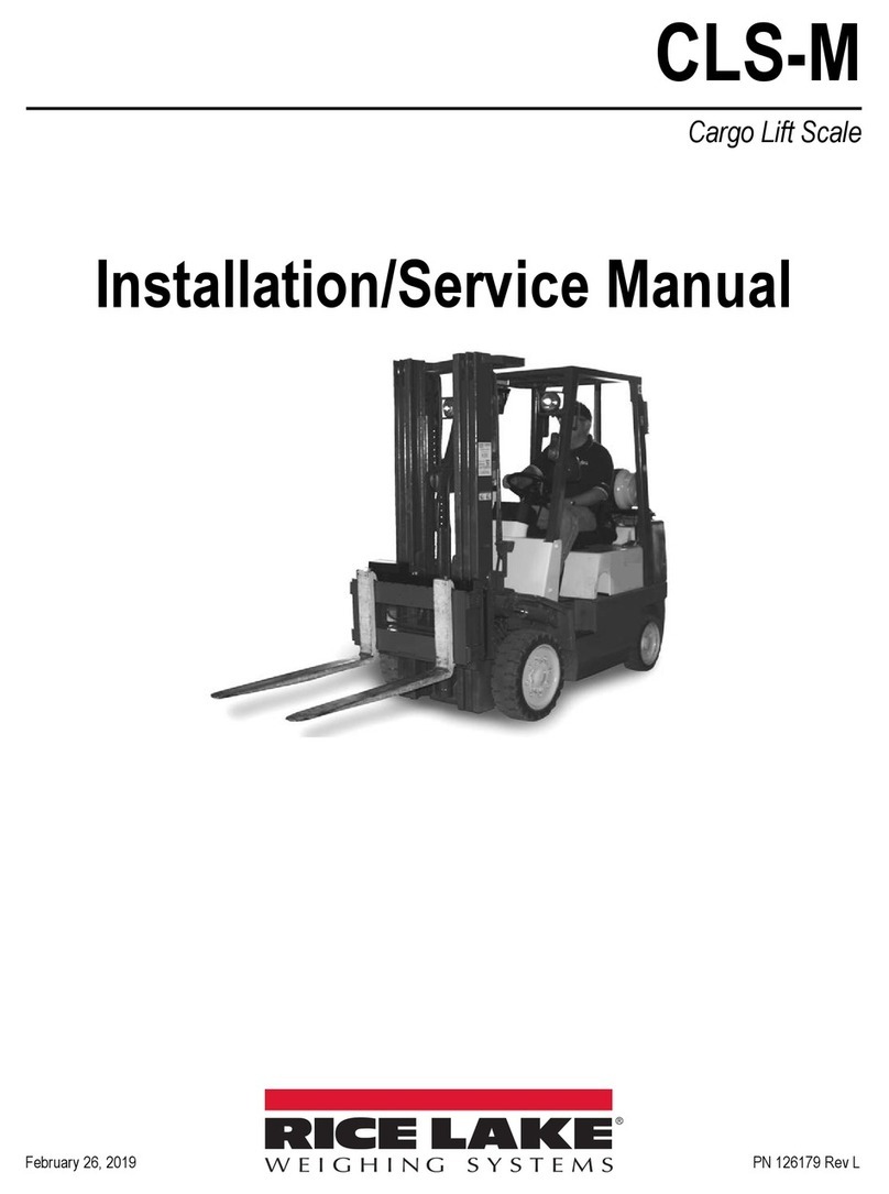 Rice Lake CLS-M Installation & service manual Rice Lake CLS-M Installation & service manual