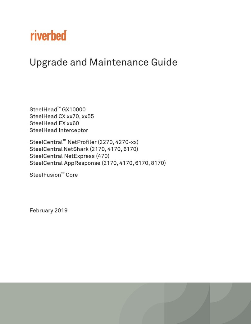 Riverbed SteelCentral NetProfiler 4270 Series Upgrade and Maintenance Guide Riverbed SteelCentral NetProfiler 4270 Series Upgrade and Maintenance Guide