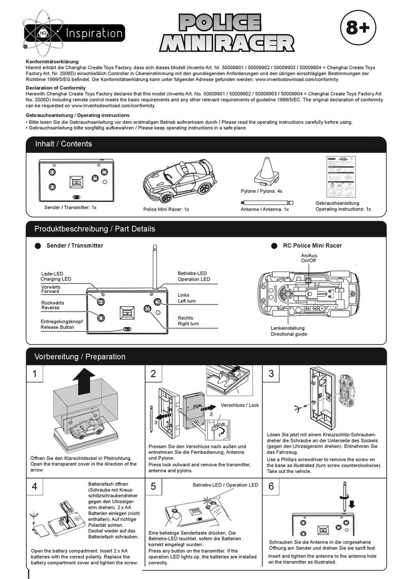 InVento Police Mini Racer User manual