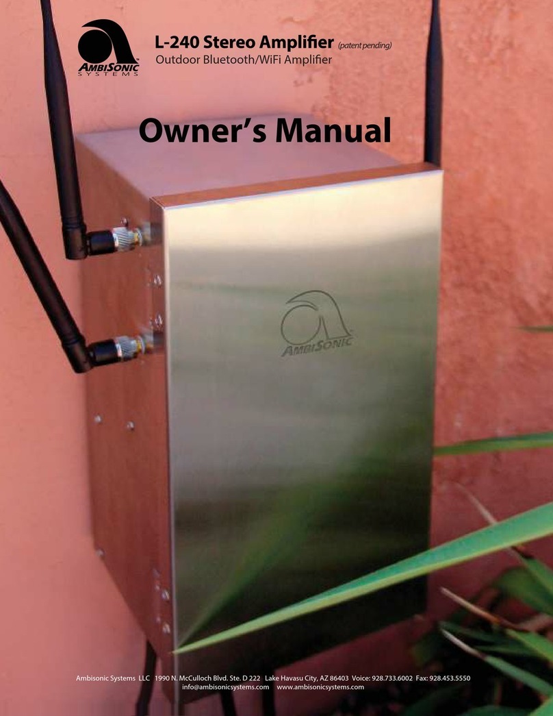 AmbiSonic Systems L-240 owner's manual