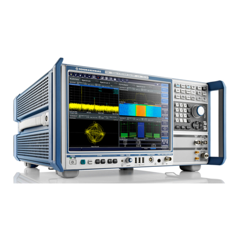 Rohde & Schwarz FSW43 user manual