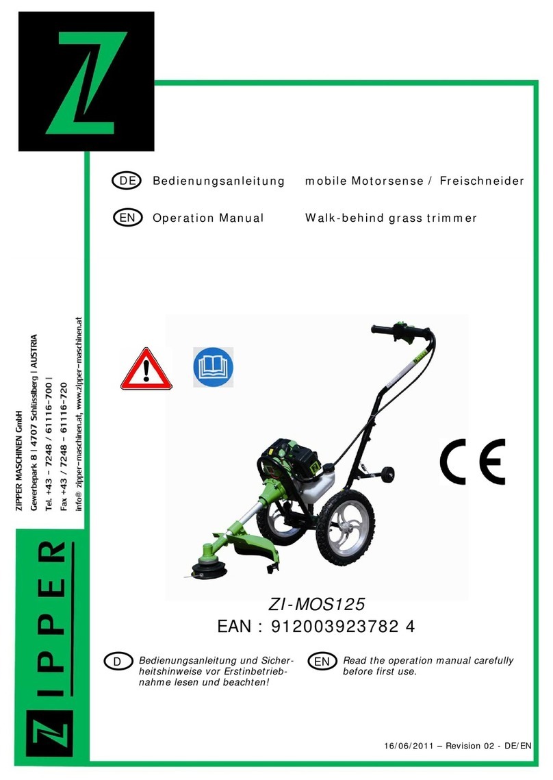 Zipper Mowers ZI-MOS125 Operation manual