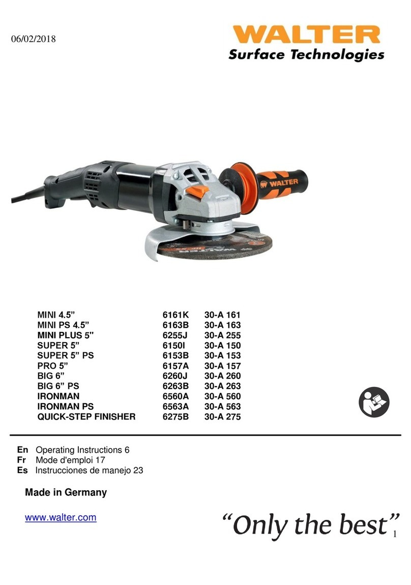 Walter MINI 6161K operating instructions