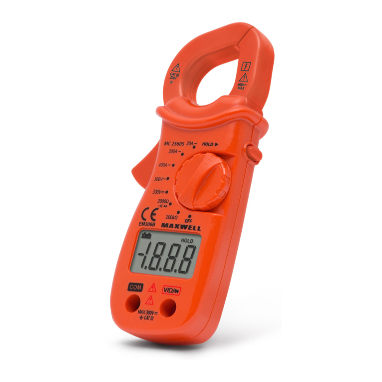 Maxwell 25605 User manual
