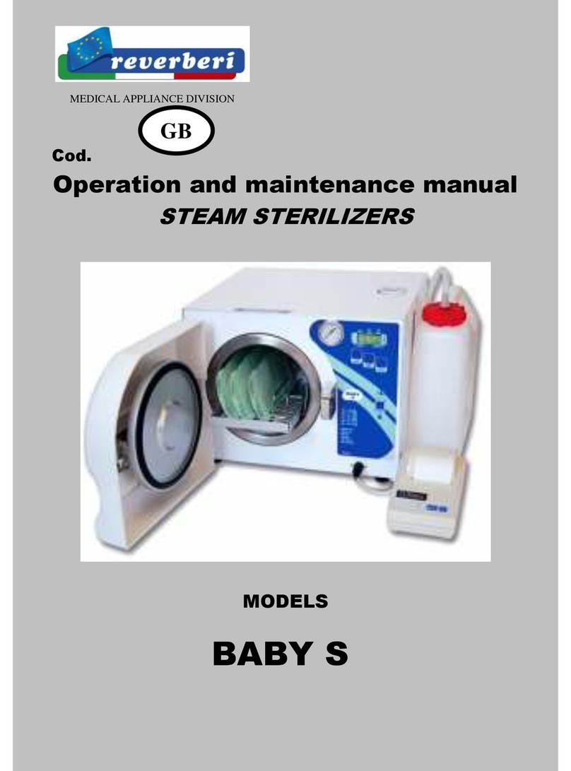 Reverberi BABY S User manual Reverberi BABY S User manual