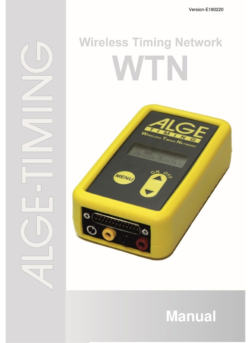 ALGE-Timing Wireless Timing Network manual