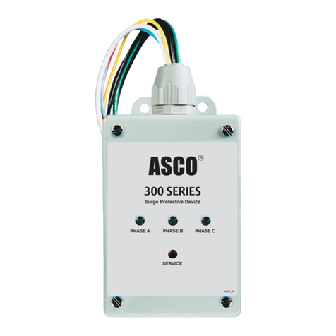 Asco Series 300 Installation & operation manual