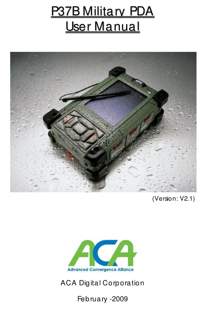 ACA Digital Corporation P37B user manual