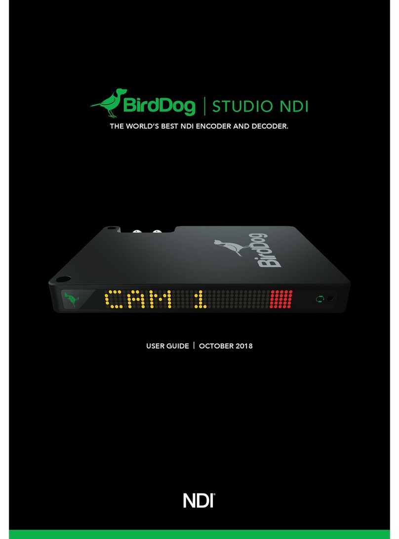 birddog Studio NDI User manual
