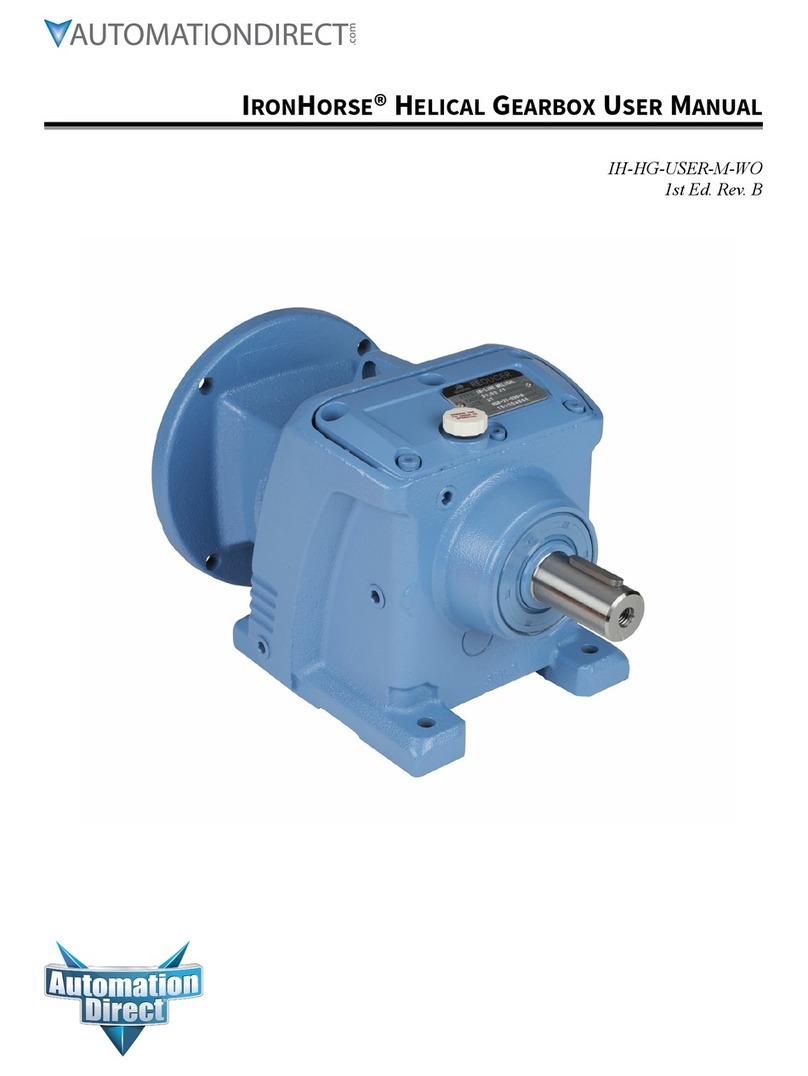 AutomationDirect IronHorse HGR-37-005-A user manual AutomationDirect IronHorse HGR-37-005-A user manual