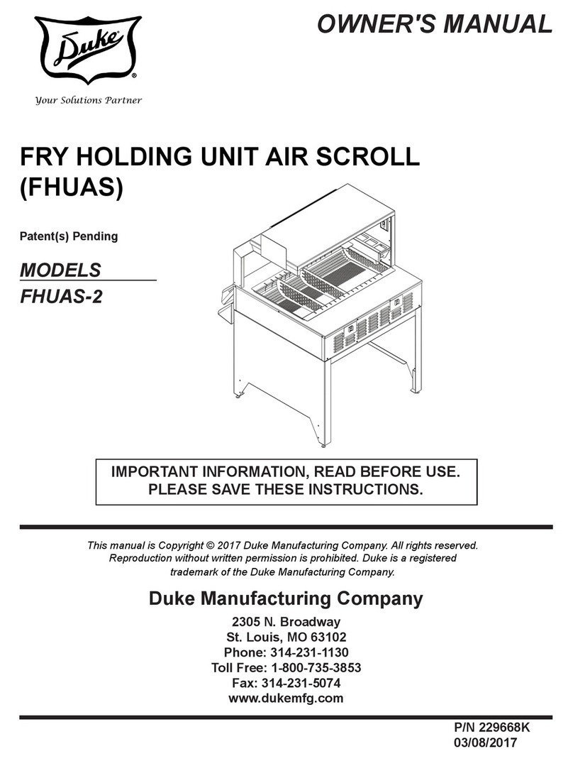 Duke FHUAS-2 User manual