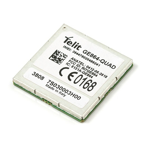 Telit Wireless Solutions GE864-QUAD Automotive V2 Hardware user's guide