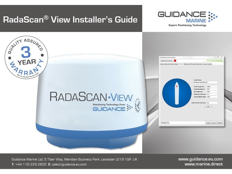 GUIDANCE MARINE RadaScan View Assembly instructions