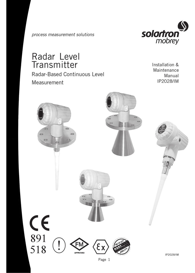 Solartron Mobrey MRL800 Instruction Manual