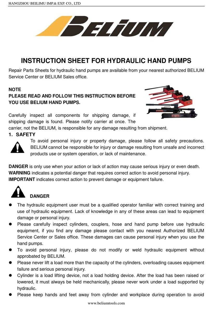 Belium BP-280 instruction sheet