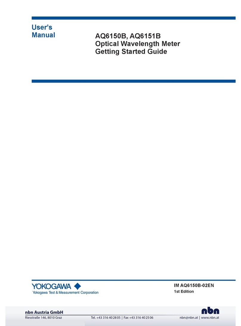 YOKOGAWA AQ6151B User manual
