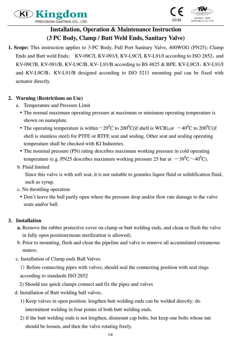 KINGDOM KV-091/I Manual
