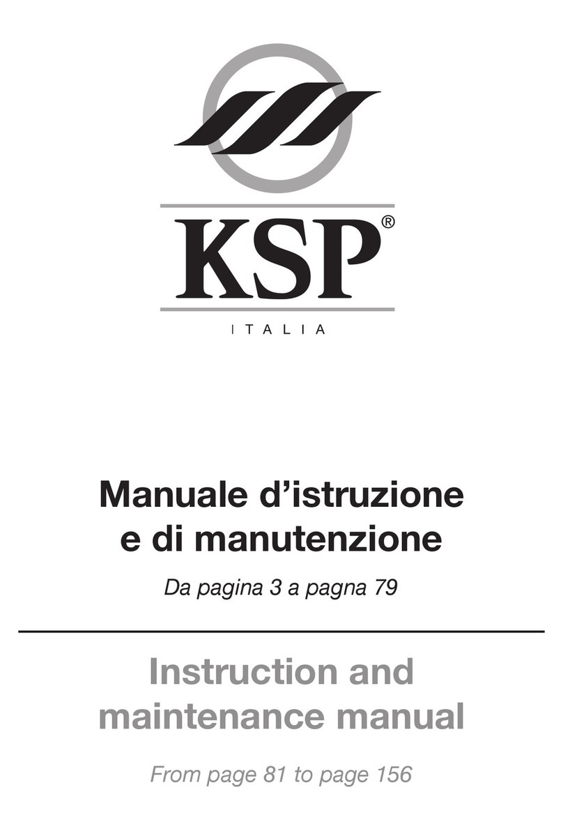KSP N305-150 Instruction and maintenance manual
