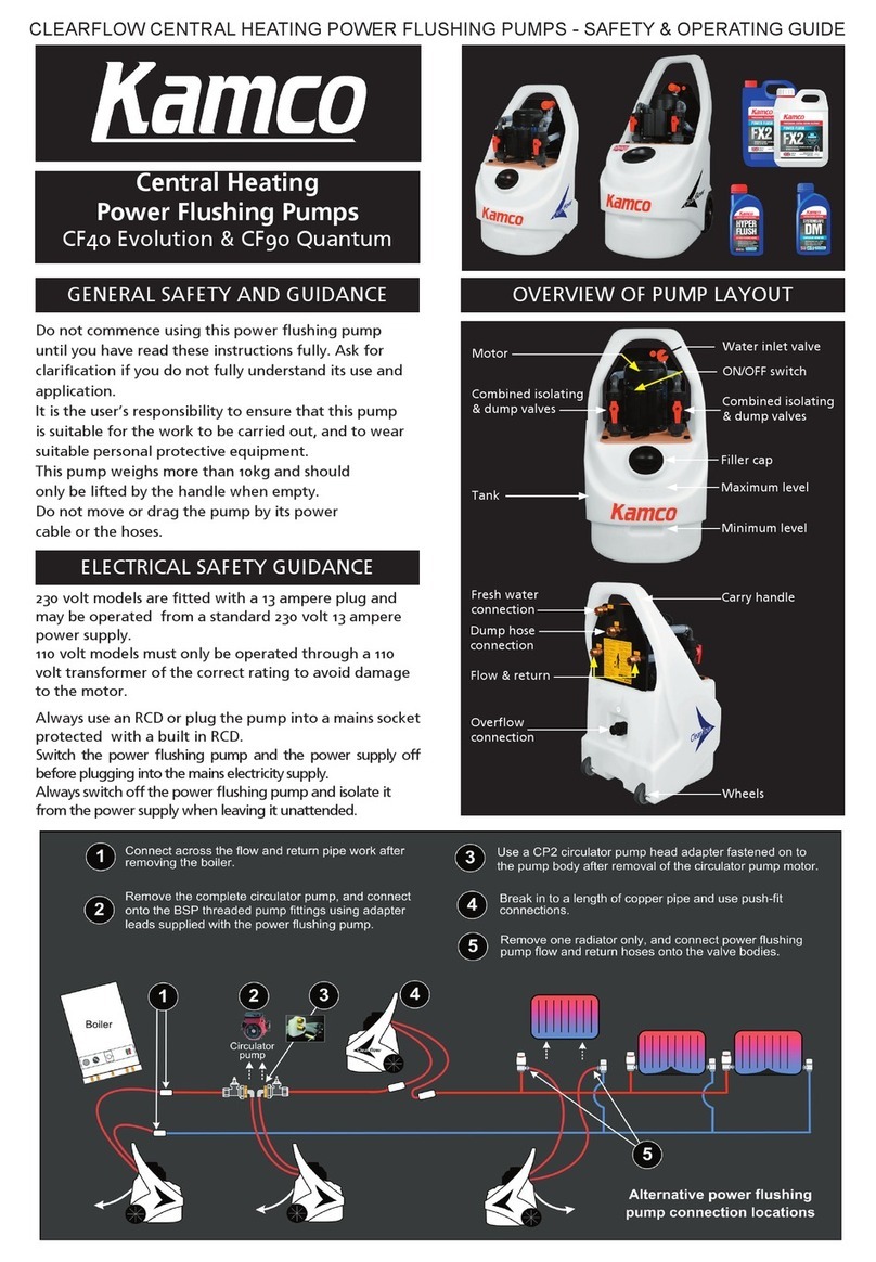 Kamco CF40 Evolution Maintenance and service guide