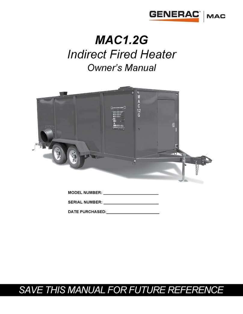 Generac Power Systems MAC1.2G owner's manual