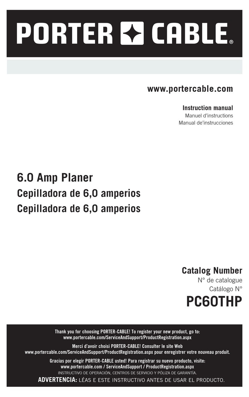 Porter-Cable PC60THP instruction manual