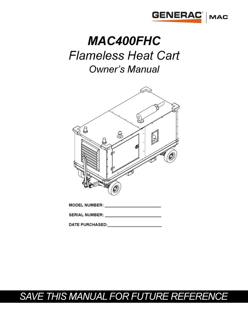 Generac Power Systems MAC400HC User manual Generac Power Systems MAC400HC User manual