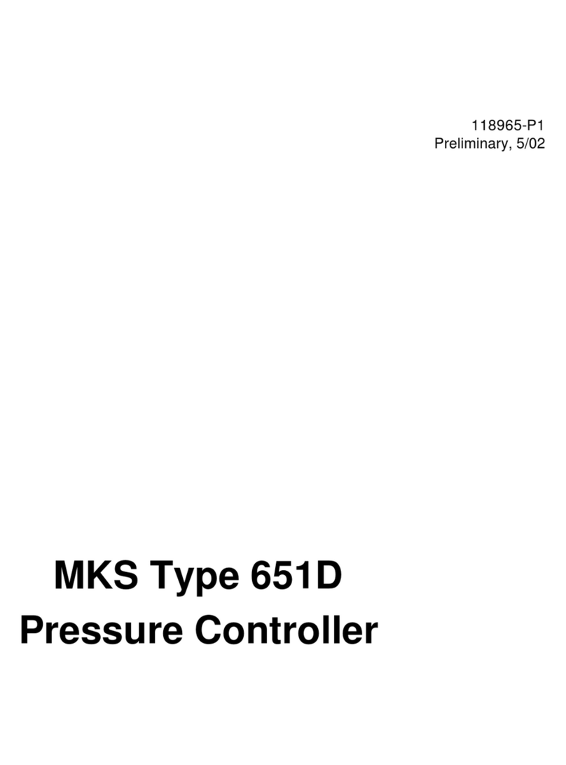 MKS 651D Series user manual MKS 651D Series user manual