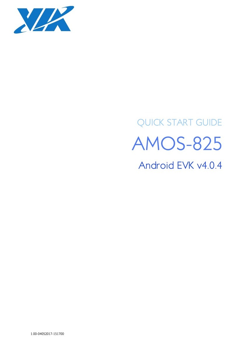 VIA Technologies AMOS-825 quick start guide
