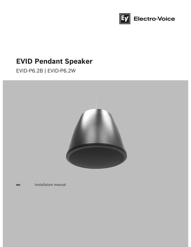 Electro-Voice EVID-P6.2B installation manual
